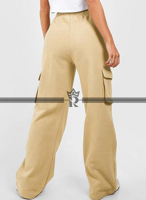 Drawstring Wide Leg Cargo Pants