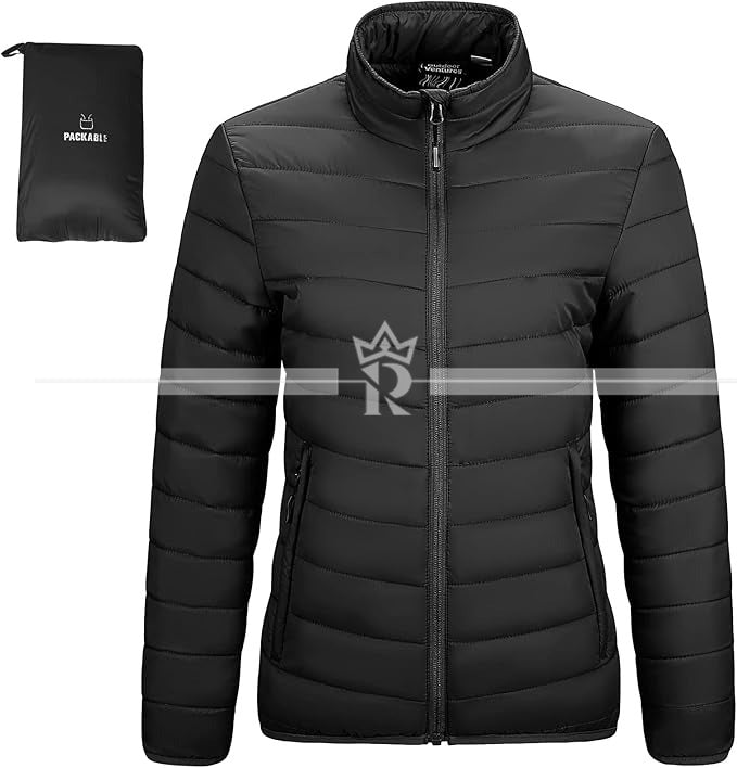 Outdoor Ventures Womens Winter Lightweight Puffer Jacket