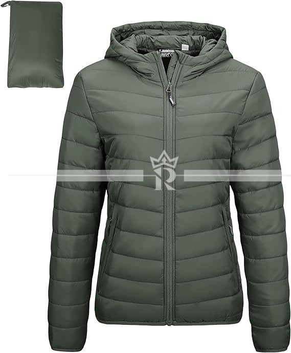 Outdoor Ventures Women's Lightweight Puffer Jacket