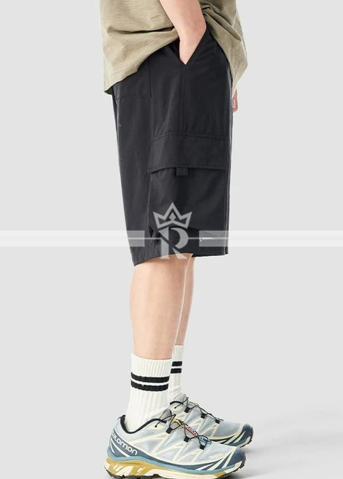 Utility Shorts with Zippered Pocket
