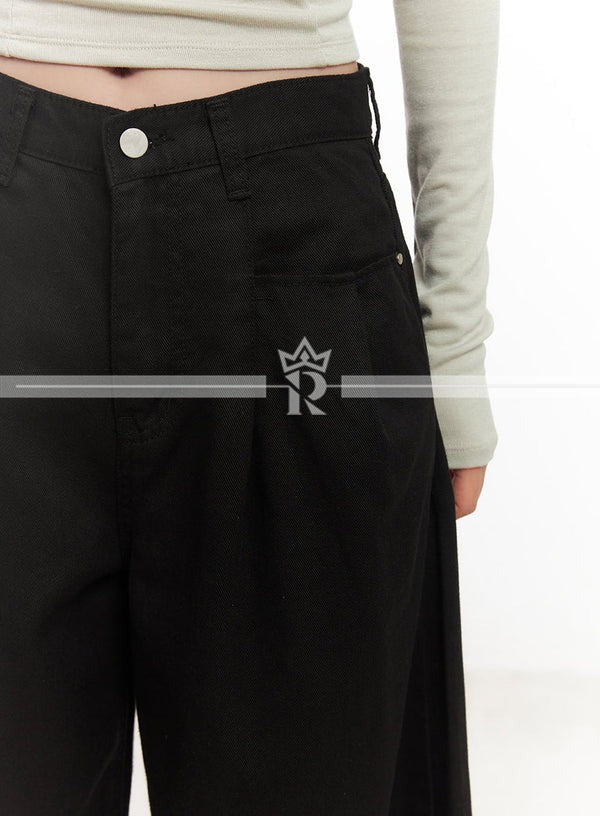Pintuck Cotton Cargos