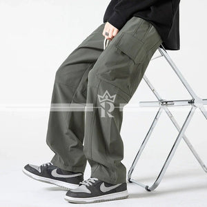 Casual Straight Cargo Pants