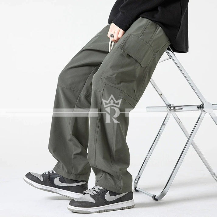 Casual Straight Cargo Pants
