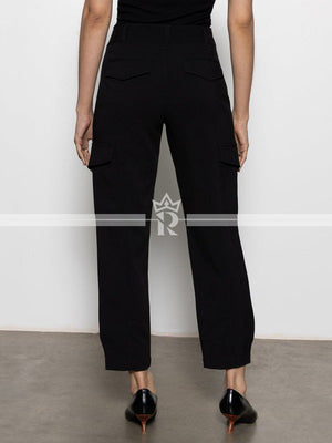 Polished Black Cargos