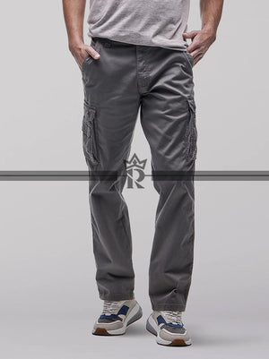 Relaxed Fit Cargo Twill Pant