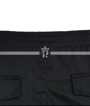 Flip Pocket Drawstring Waist Shorts