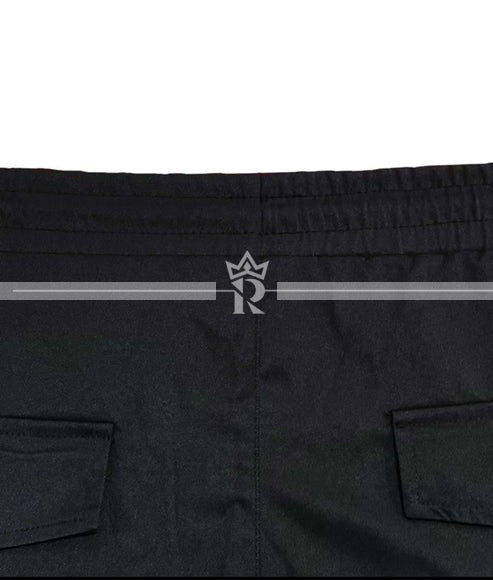 Flip Pocket Drawstring Waist Shorts