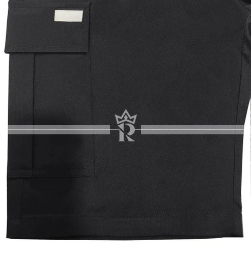 Flip Pocket Drawstring Waist Shorts